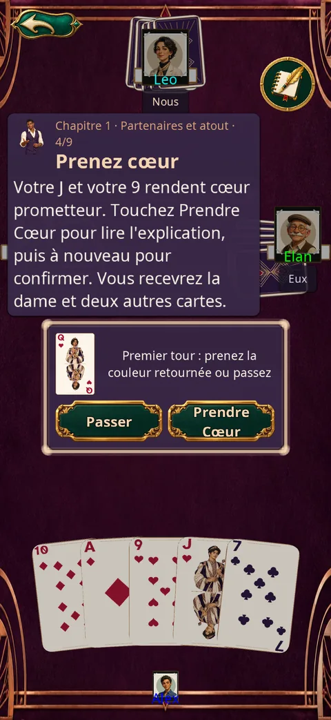 Le cours guidé