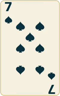 Sieben · Pik