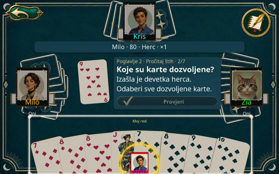 Pročitaj dozvoljenu kartu · Tablet · Vodoravno