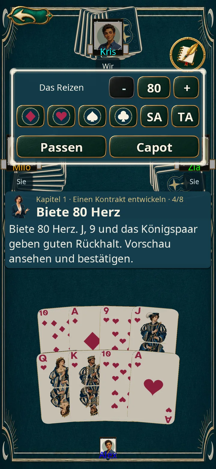 Dein erster geführter Kontrakt · Smartphone · Hochformat