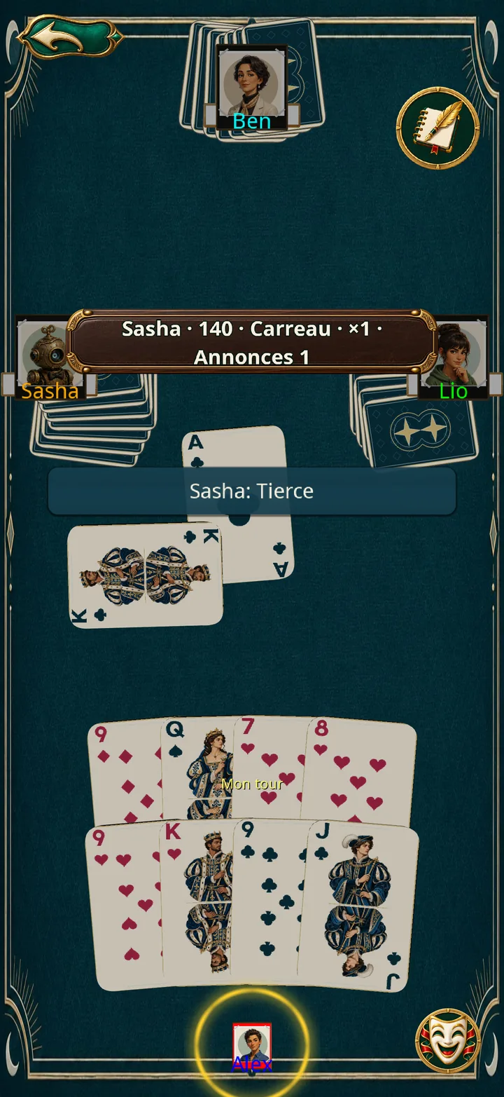 Huit cartes en portrait · Téléphone · Portrait