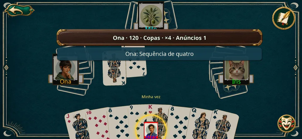 A mesa em horizontal · Telemóvel · Horizontal